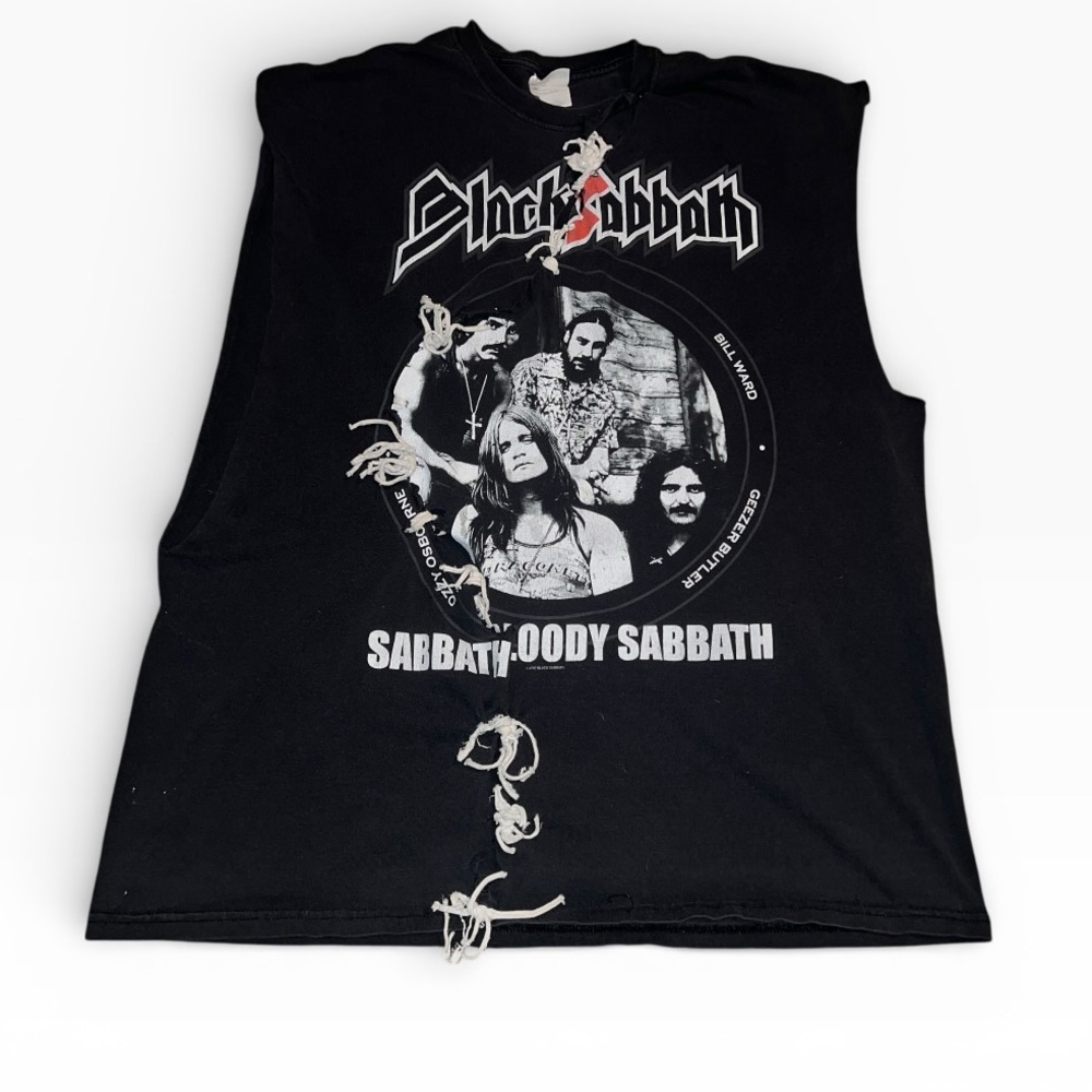 Vintage Black Sabbath“Sabbath Bloody Sabbath” Hanes Heavyweight Reworked Tee XXL